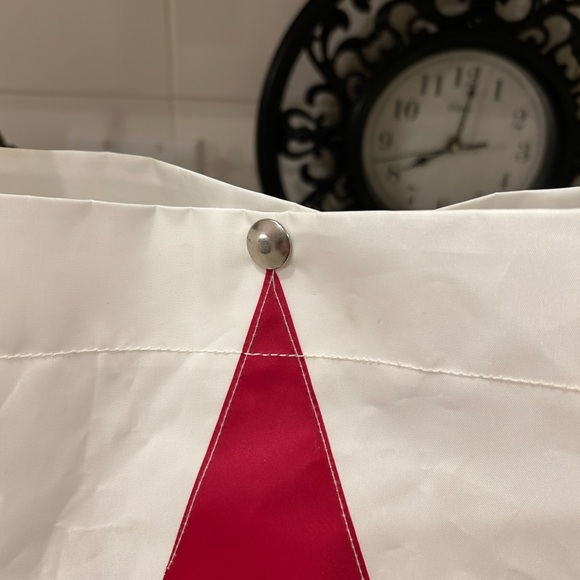 Nylon  Tote Bag  Nautical  Red Star - Picture 2 of 10